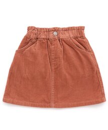 コールデュロイ台形スカート