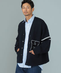 B:MING by BEAMS | SKOOKUM x B:MING by BEAMS / 別注 レタードカーディガン(カーディガン/ボレロ)