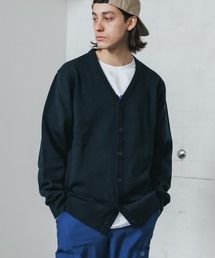HARRITON/ハリトン Men's Pilbloc V-Neck Button Cardigan Sweater Vネック カーディガン