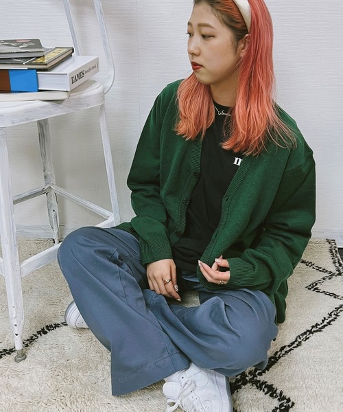 realsyndrome(リアルシンドローム)の「HARRITON/ハリトン Men's Pilbloc V-Neck Button Cardigan Sweater Vネック カーディガン(カーディガン/ボレロ・メンズ・ブラック/ヘザーグレー/グリーン/ネイビー・M/L/XL)」の12枚目の写真