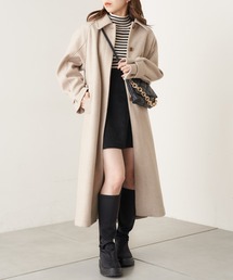 Chico | ステンカラーオーバーロングコート(ステンカラーコート)
