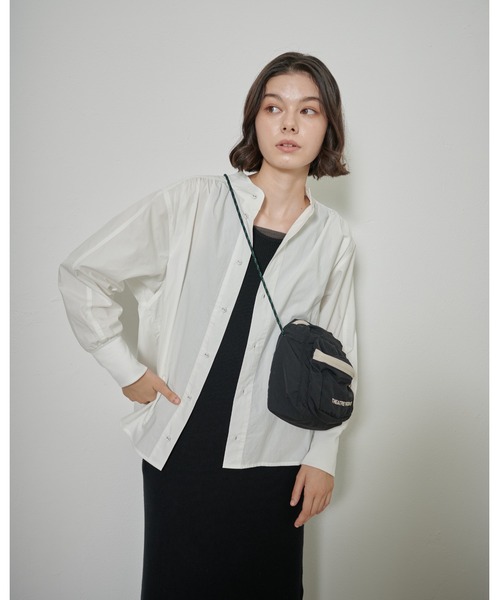 THEATRE PRODUCTS（シアタープロダクツ）の「スクエアショルダーバッグ（ショルダーバッグ・レディース・ブラック/ベージュ・FREE）」の20枚目の写真