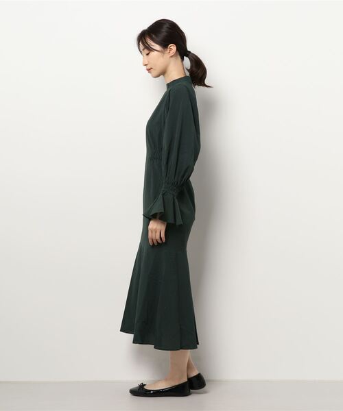 AULI（アウリィ）の「【低身長向けサイズ】チェックマーメイドワンピース（ワンピース・レディース・ブラック/ブルー/グリーン・S/XS）」の7枚目の写真