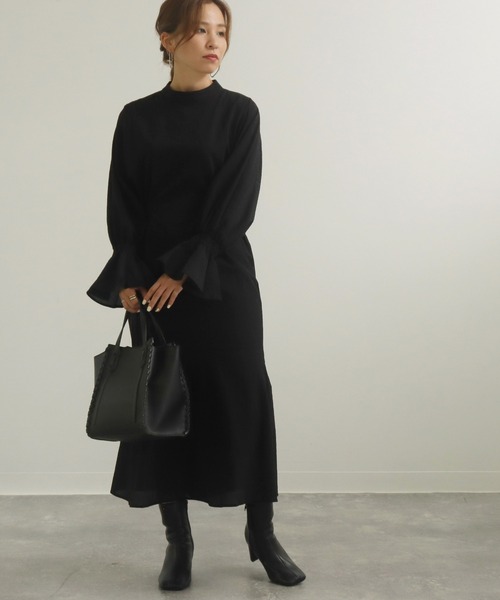 AULI（アウリィ）の「【低身長向けサイズ】チェックマーメイドワンピース（ワンピース・レディース・ブラック/ブルー/グリーン・S/XS）」の18枚目の写真