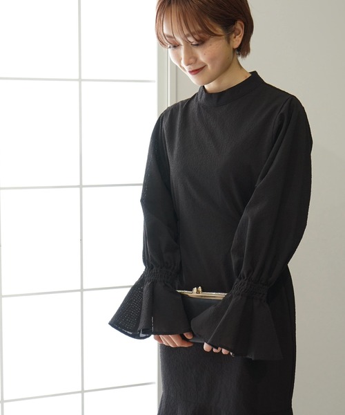 AULI（アウリィ）の「【低身長向けサイズ】チェックマーメイドワンピース（ワンピース・レディース・ブラック/ブルー/グリーン・S/XS）」の20枚目の写真