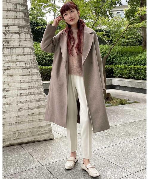 THE SHOP TK （ザ ショップ ティーケー ）の「◆両面起毛テーパードパンツ（その他パンツ・レディース・ブラック/グレー/オフホワイト/ライトグリーン/ブラウン系・11/10/12/13/14）」の15枚目の写真