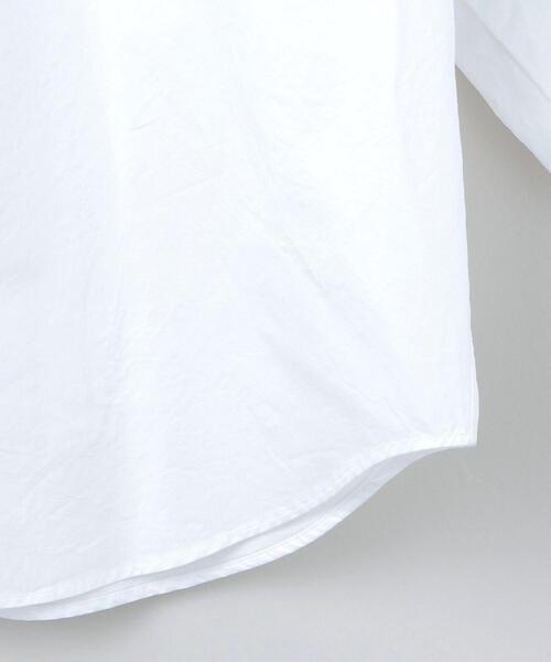 6(ロク)の「<6(ROKU)>COTTON BIG SHIRT/シャツ(シャツ/ブラウス・レディース・ケリー/ホワイト・36/38)」の8枚目の写真