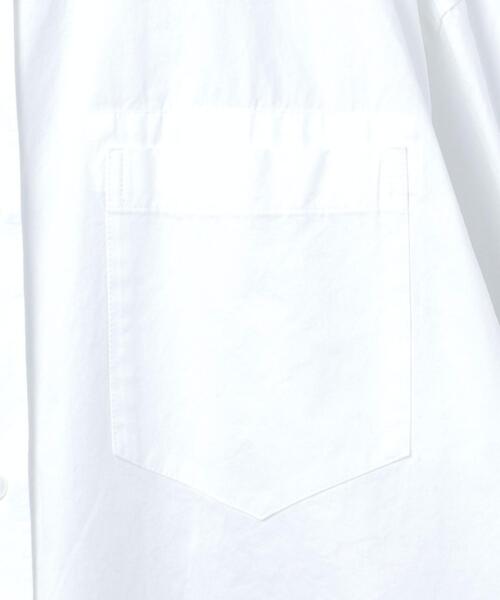 6(ロク)の「<6(ROKU)>COTTON BIG SHIRT/シャツ(シャツ/ブラウス・レディース・ケリー/ホワイト・36/38)」の9枚目の写真