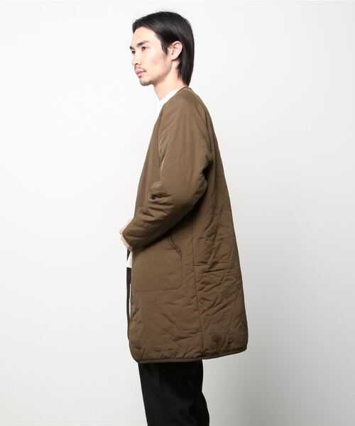 URBAN COLLECTION(アーバンコレクション)の「リバーシブル ノーカラーボアコート(ブルゾン・メンズ・ブラック/カーキ・XL/M/L)」の12枚目の写真