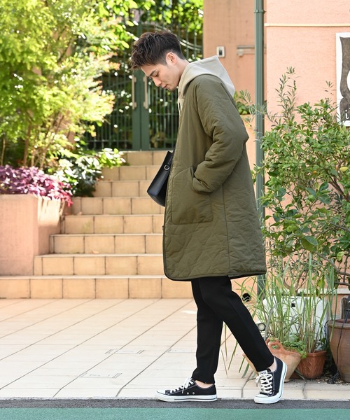 URBAN COLLECTION(アーバンコレクション)の「リバーシブル ノーカラーボアコート(ブルゾン・メンズ・ブラック/カーキ・XL/M/L)」の19枚目の写真