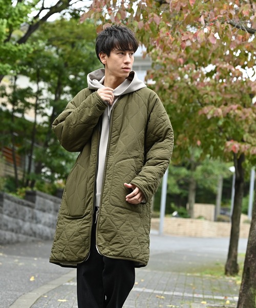 URBAN COLLECTION(アーバンコレクション)の「リバーシブル ノーカラーボアコート(ブルゾン・メンズ・ブラック/カーキ・XL/M/L)」の17枚目の写真