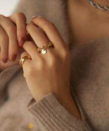 <PHILIPPE AUDIBERT>TOTEM リング GD <Select by EMMEL REFINES>
