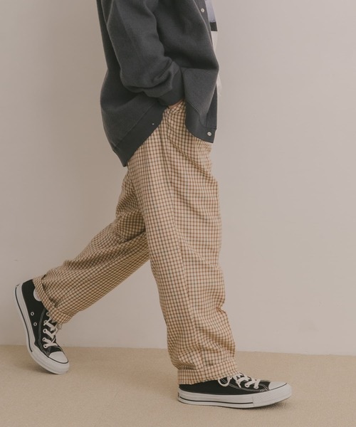 URBAN RESEARCH DOORS(アーバンリサーチドアーズ)の「キモウイージーパンツ(KIDS)(その他パンツ・キッズ・ベージュ/チェック・120/105/150/135)」の16枚目の写真