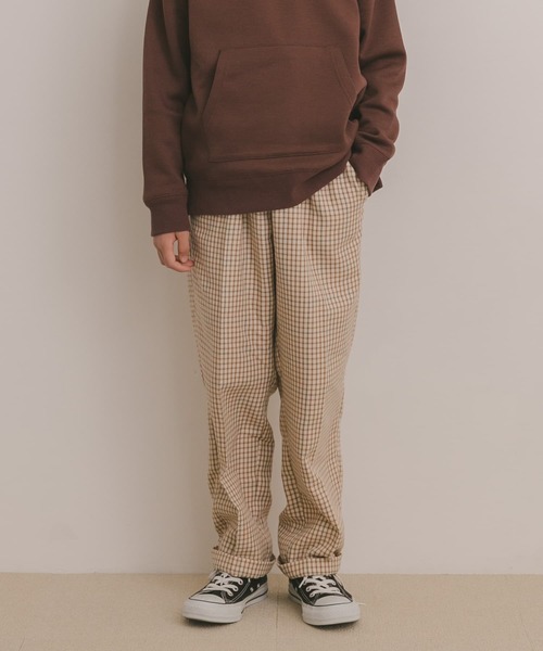 URBAN RESEARCH DOORS(アーバンリサーチドアーズ)の「キモウイージーパンツ(KIDS)(その他パンツ・キッズ・ベージュ/チェック・120/105/150/135)」の13枚目の写真