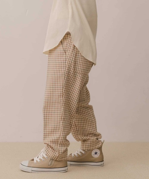 URBAN RESEARCH DOORS(アーバンリサーチドアーズ)の「キモウイージーパンツ(KIDS)(その他パンツ・キッズ・ベージュ/チェック・120/105/150/135)」の19枚目の写真