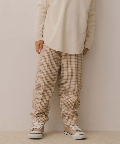 URBAN RESEARCH DOORS(アーバンリサーチドアーズ)の「キモウイージーパンツ(KIDS)(その他パンツ・キッズ・ベージュ/チェック・120/105/150/135)」の17枚目の写真