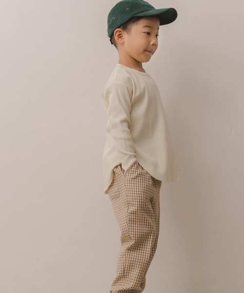 URBAN RESEARCH DOORS(アーバンリサーチドアーズ)の「キモウイージーパンツ(KIDS)(その他パンツ・キッズ・ベージュ/チェック・120/105/150/135)」の7枚目の写真