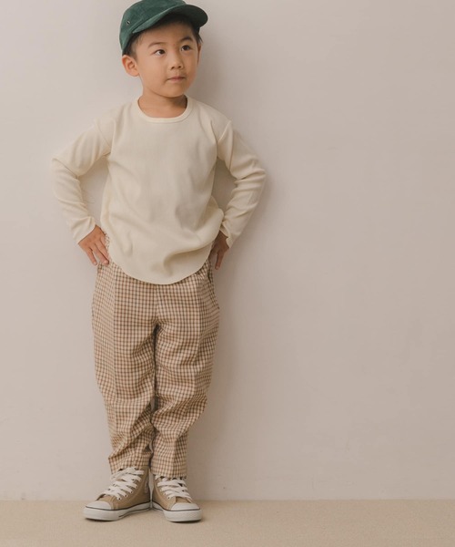 URBAN RESEARCH DOORS(アーバンリサーチドアーズ)の「キモウイージーパンツ(KIDS)(その他パンツ・キッズ・ベージュ/チェック・120/105/150/135)」の20枚目の写真