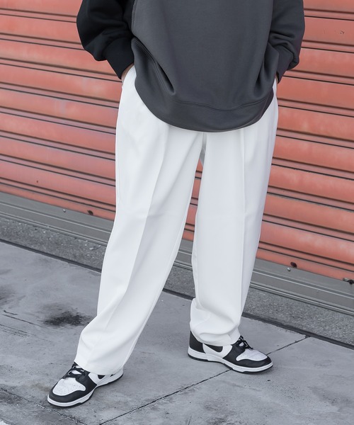 kutir（クティール）の「センタープレスワイドスラックス（スラックス・メンズ・ホワイト/レッド/イエロー/ダークグリーン・SMALL/MEDIUM/LARGE）」の13枚目の写真