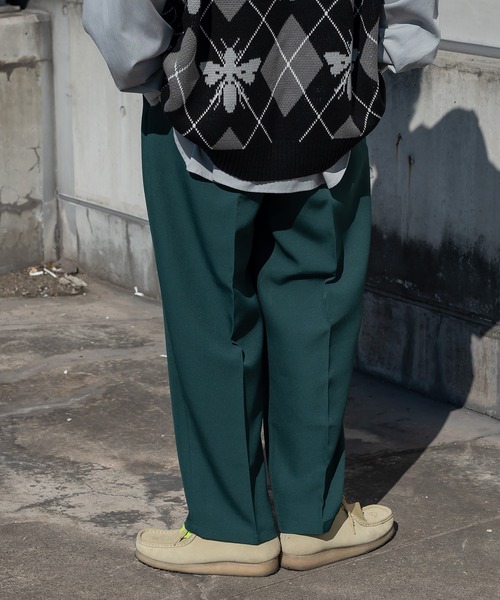 kutir（クティール）の「センタープレスワイドスラックス（スラックス・メンズ・ホワイト/レッド/イエロー/ダークグリーン・SMALL/MEDIUM/LARGE）」の14枚目の写真