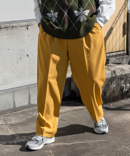 kutir（クティール）の「センタープレスワイドスラックス（スラックス・メンズ・ホワイト/レッド/イエロー/ダークグリーン・SMALL/MEDIUM/LARGE）」の11枚目の写真