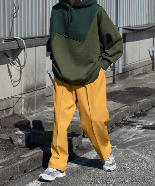 kutir（クティール）の「センタープレスワイドスラックス（スラックス・メンズ・ホワイト/レッド/イエロー/ダークグリーン・SMALL/MEDIUM/LARGE）」の21枚目の写真