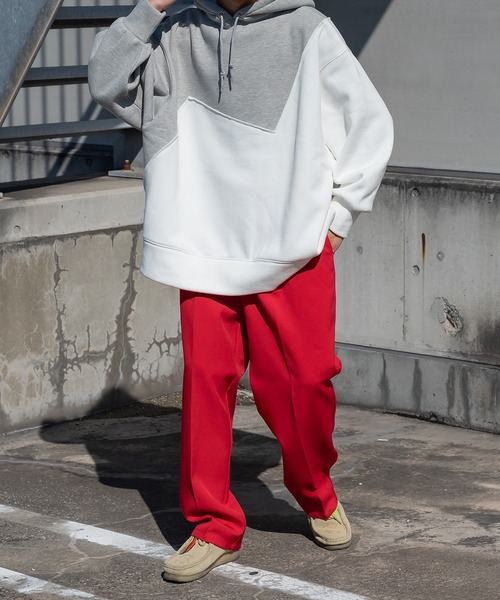 kutir（クティール）の「センタープレスワイドスラックス（スラックス・メンズ・ホワイト/レッド/イエロー/ダークグリーン・SMALL/MEDIUM/LARGE）」の9枚目の写真