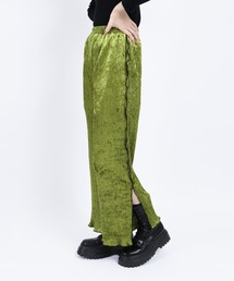 ベロアプリーツパンツ