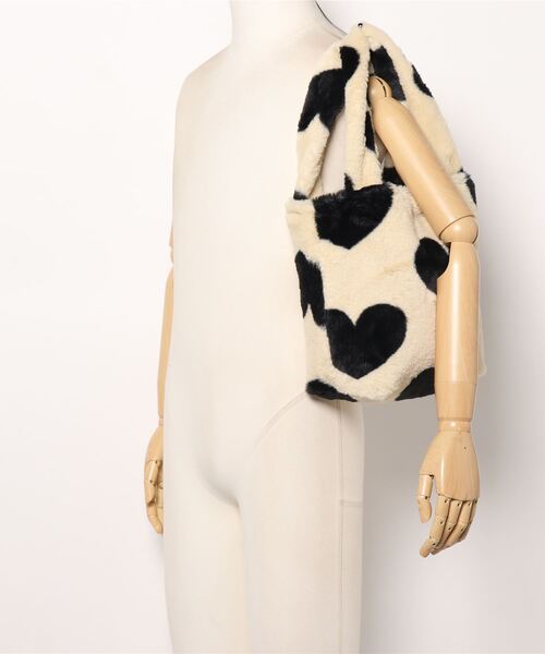 JUMELLE（ジュメロ）の「ハートエコファーバッグ（ハンドバッグ・レディース・アイボリー・FREE）」の21枚目の写真