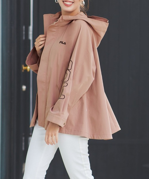 FILA(フィラ)の「<FILA/フィラ>マウンテンパーカー(マウンテンパーカー・レディース・ブラック/スモークピンク・LL/M/L)」の2枚目の写真