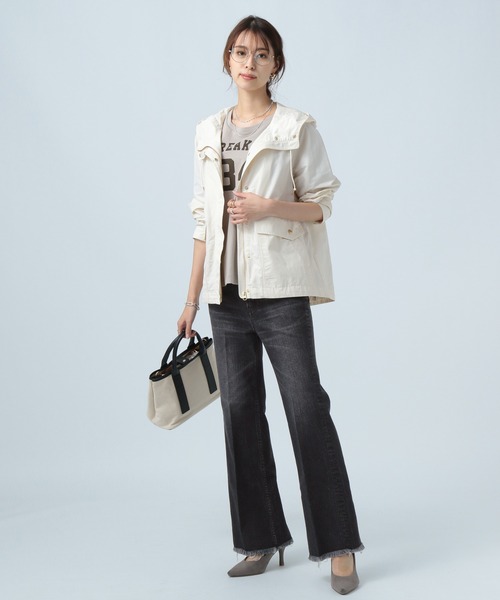 BAYFLOW（ベイフロー）の「【BAYFLOW DENIM】フレアパンツ（デニムパンツ・レディース・ブラック/オフホワイト/ブルー・SMALL/MEDIUM/LARGE）」の12枚目の写真