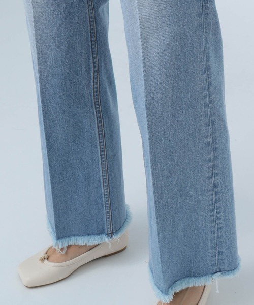 BAYFLOW（ベイフロー）の「【BAYFLOW DENIM】フレアパンツ（デニムパンツ・レディース・ブラック/オフホワイト/ブルー・SMALL/MEDIUM/LARGE）」の22枚目の写真