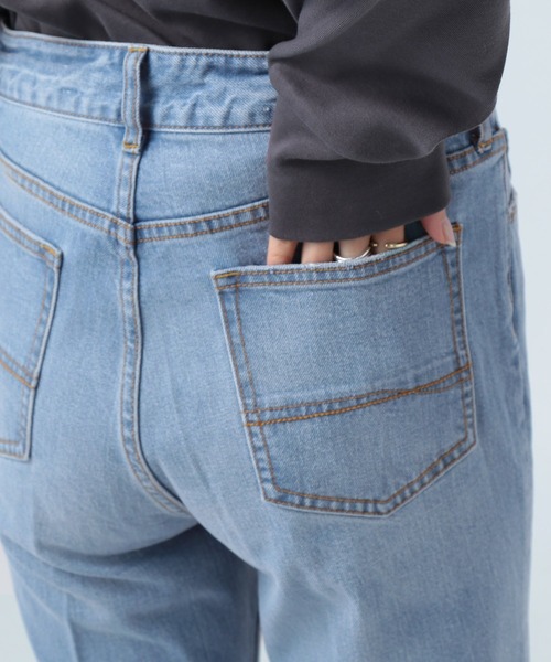 BAYFLOW（ベイフロー）の「【BAYFLOW DENIM】フレアパンツ（デニムパンツ・レディース・ブラック/オフホワイト/ブルー・SMALL/MEDIUM/LARGE）」の16枚目の写真