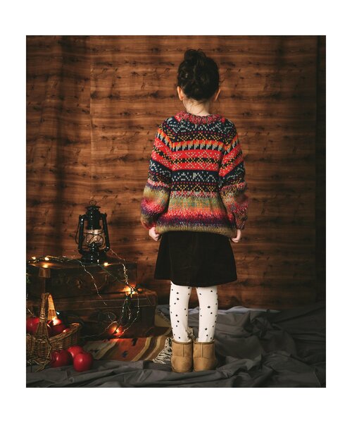 BREEZE(ブリーズ)の「クレイジーノルディックニット(ニット/セーター・キッズ・レインボー・140/100/90/120)」の8枚目の写真