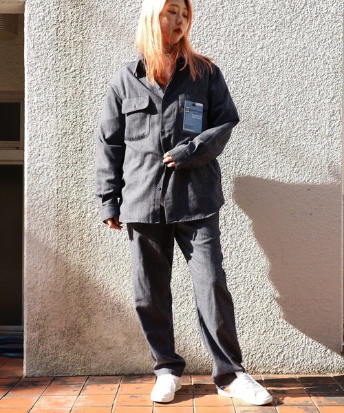 FIVE BROTHER（ファイブブラザー）の「FIVE BROTHER/ファイブブラザー HOUNDSTOOTH WORK SHIRT シャツ 千鳥柄 ワークシャツ アメカジ（シャツ/ブラウス・メンズ・ブラウン/ブルー・M/L）」の17枚目の写真