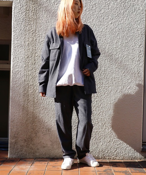 FIVE BROTHER（ファイブブラザー）の「FIVE BROTHER/ファイブブラザー HOUNDSTOOTH WORK SHIRT シャツ 千鳥柄 ワークシャツ アメカジ（シャツ/ブラウス・メンズ・ブラウン/ブルー・M/L）」の18枚目の写真