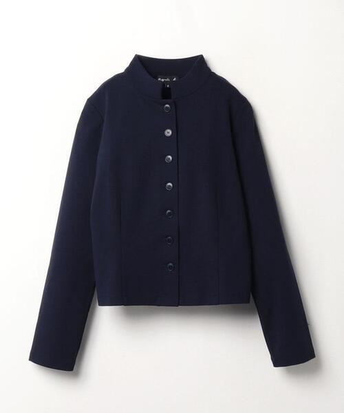 agnes b.(アニエスベー)の「JX63 VESTE ミラノリブジャケット(その他アウター・レディース・ネイビー・1/2/3)」の1枚目の写真