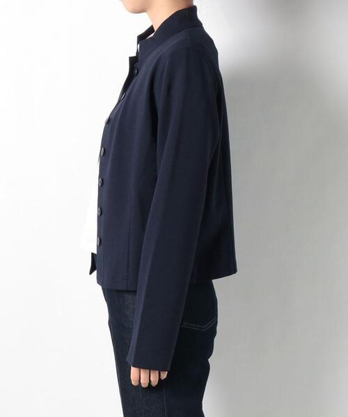 agnes b.(アニエスベー)の「JX63 VESTE ミラノリブジャケット(その他アウター・レディース・ネイビー・1/2/3)」の3枚目の写真