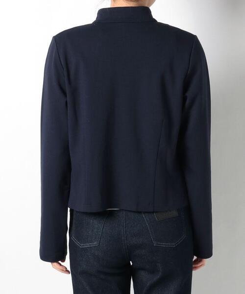 agnes b.(アニエスベー)の「JX63 VESTE ミラノリブジャケット(その他アウター・レディース・ネイビー・1/2/3)」の4枚目の写真