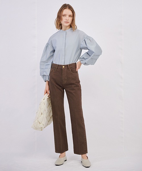 Mila Owen（ミラオーウェン）の「アンクレット付きフラットシューズ（その他シューズ・レディース・ブラック/キャメル/アイボリー・38/37/36）」の4枚目の写真