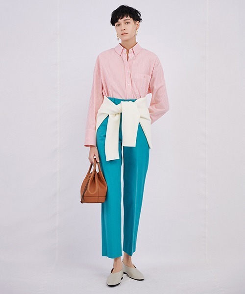 Mila Owen（ミラオーウェン）の「アンクレット付きフラットシューズ（その他シューズ・レディース・ブラック/キャメル/アイボリー・38/37/36）」の6枚目の写真