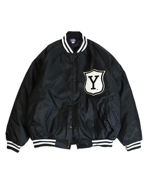 SUNNY  SPORTS（サニースポーツ）の「SUNNY SPORTS/サニースポーツ YALE STADIUM JACKET MADE BY A.S.Wイェールスタジアムジャケット 米国製（スタジャン・メンズ・ブラック・LARGE/X-LARGE/XX-LARGE）」の7枚目の写真
