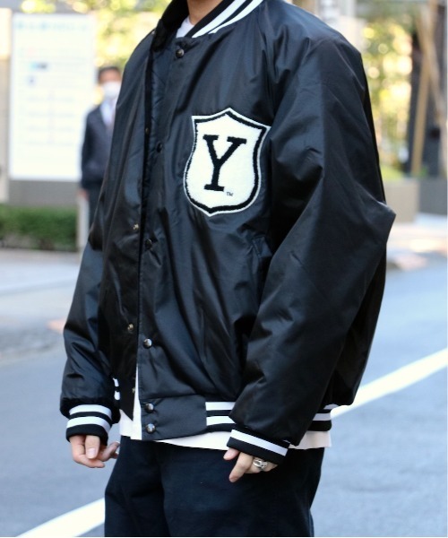 SUNNY  SPORTS（サニースポーツ）の「SUNNY SPORTS/サニースポーツ YALE STADIUM JACKET MADE BY A.S.Wイェールスタジアムジャケット 米国製（スタジャン・メンズ・ブラック・LARGE/X-LARGE/XX-LARGE）」の19枚目の写真