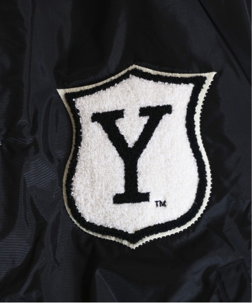 SUNNY  SPORTS（サニースポーツ）の「SUNNY SPORTS/サニースポーツ YALE STADIUM JACKET MADE BY A.S.Wイェールスタジアムジャケット 米国製（スタジャン・メンズ・ブラック・LARGE/X-LARGE/XX-LARGE）」の10枚目の写真