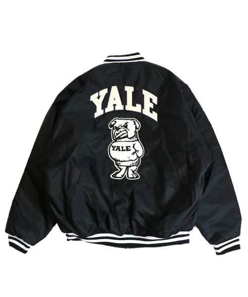 SUNNY  SPORTS（サニースポーツ）の「SUNNY SPORTS/サニースポーツ YALE STADIUM JACKET MADE BY A.S.Wイェールスタジアムジャケット 米国製（スタジャン・メンズ・ブラック・LARGE/X-LARGE/XX-LARGE）」の21枚目の写真