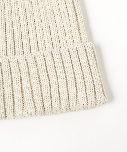 International Gallery BEAMS（インターナショナルギャラリービームス）の「＜MEN＞KIJIMA TAKAYUKI / コットンニット ワッチキャップ（ニットキャップ/ビーニー・メンズ・ブラック系その他2/ブラック/ブラウン・FREE）」の4枚目の写真