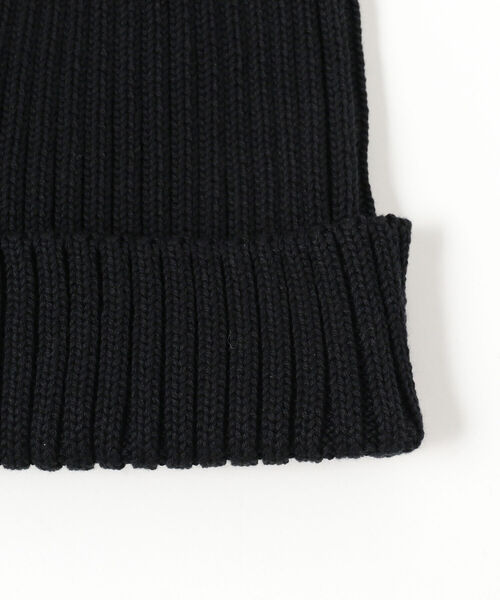International Gallery BEAMS（インターナショナルギャラリービームス）の「＜MEN＞KIJIMA TAKAYUKI / コットンニット ワッチキャップ（ニットキャップ/ビーニー・メンズ・ブラック系その他2/ブラック/ブラウン・FREE）」の6枚目の写真
