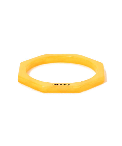 BEAMS BOY(ビームスボーイ)の「maturely / Octagon Bangle(バングル/リストバンド・レディース・イエロー/レッド/ブルー・ONE SIZE)」の3枚目の写真