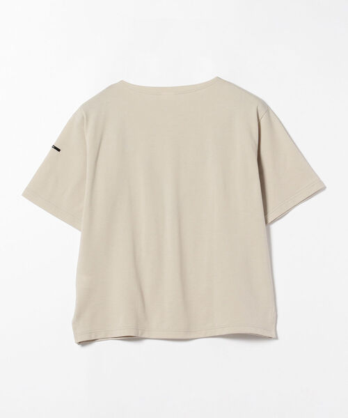 ORCIVAL(オーシバル)の「ORCIVAL / 鹿の子 ボートネック Tシャツ(Tシャツ/カットソー・メンズ・ベージュ/パープル/グリーン・4/5)」の8枚目の写真
