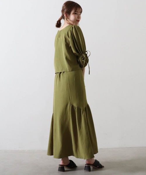 Cheek（チーク）の「アシメマーメイドスカート（スカート・レディース・カーキ/グレイッシュベージュ/イエロー・FREE）」の18枚目の写真
